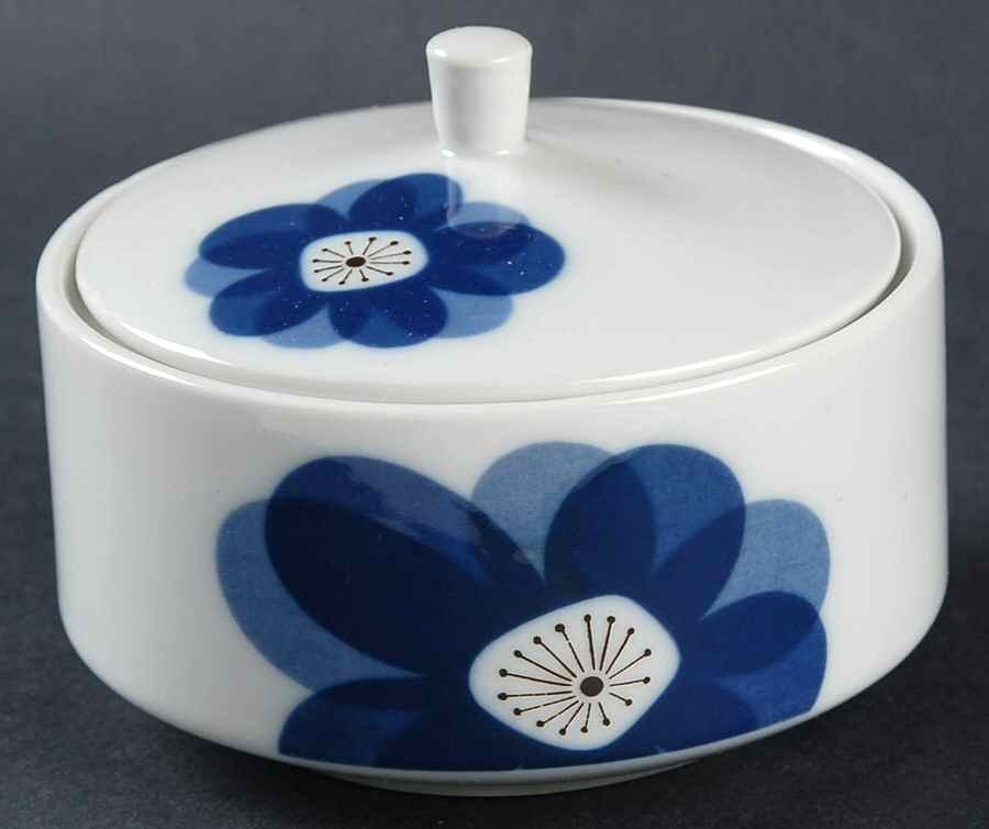 Indigo Moon Sugar Bowl & Lid by Sears-1