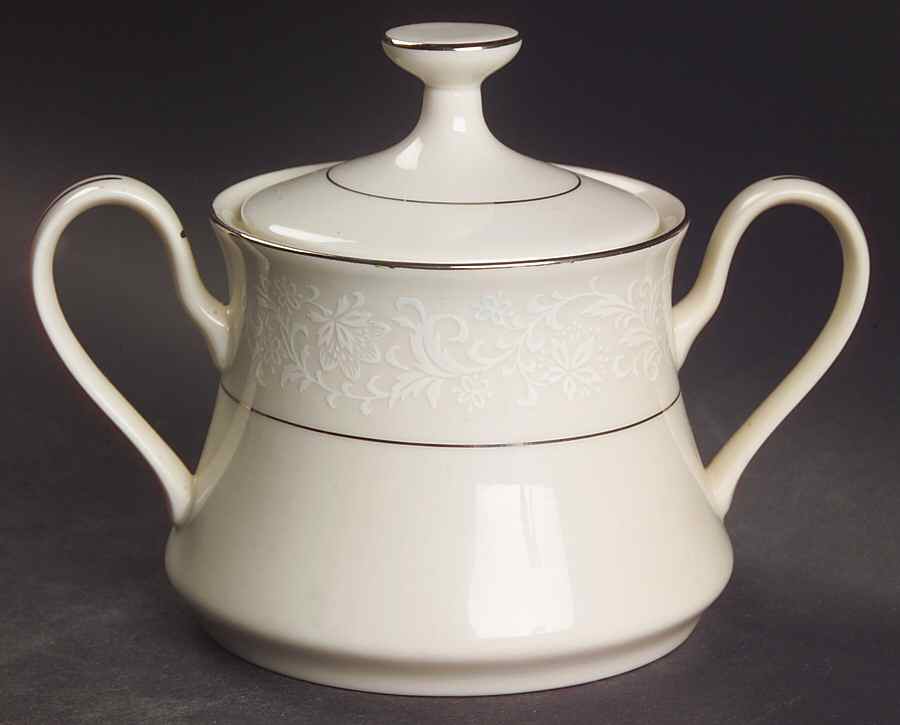 Ivory Fantasy Sugar Bowl & Lid by Japan-1