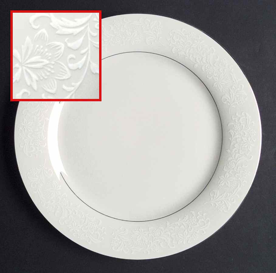 Ivory Fantasy Dinner Plate by Japan-1