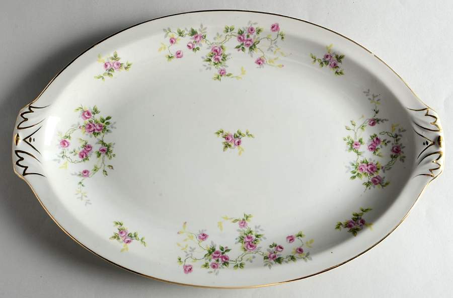 JAP4 15" Oval Serving Platter by Japan-1