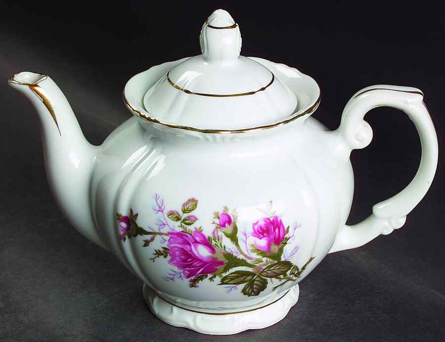 Moss Rose Mini Teapot & Lid by Japan-1