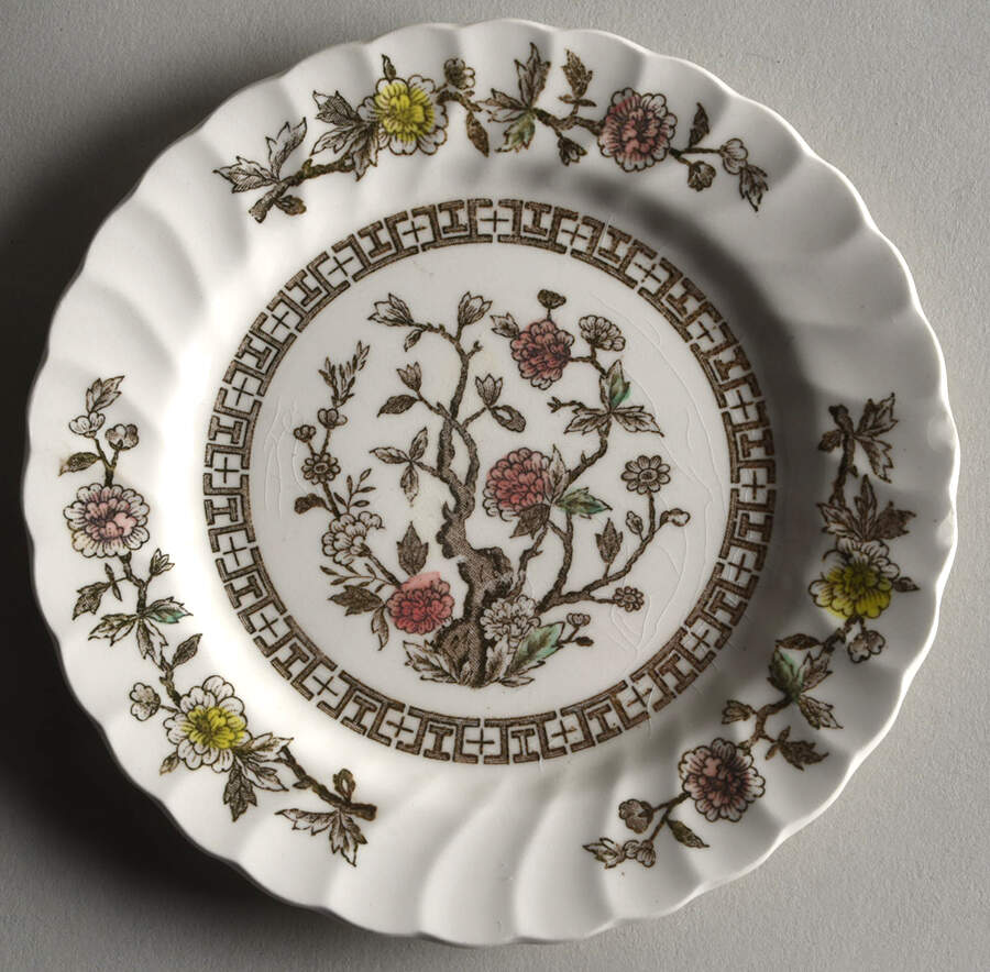 Kashmir Tree Bread & Butter Plate by Japan-1