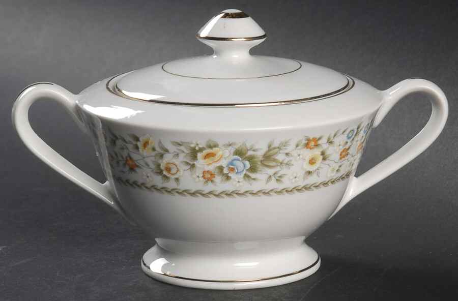 Lynrose Sugar Bowl & Lid by Japan-1