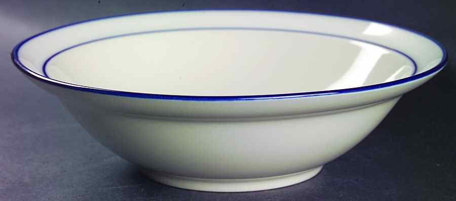 Mariner Blue Rim Cereal Bowl by Japan-1