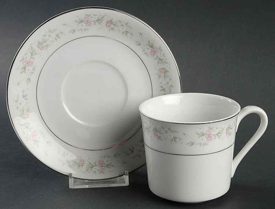 Maria Flat Cup & Saucer Set by Japan-1