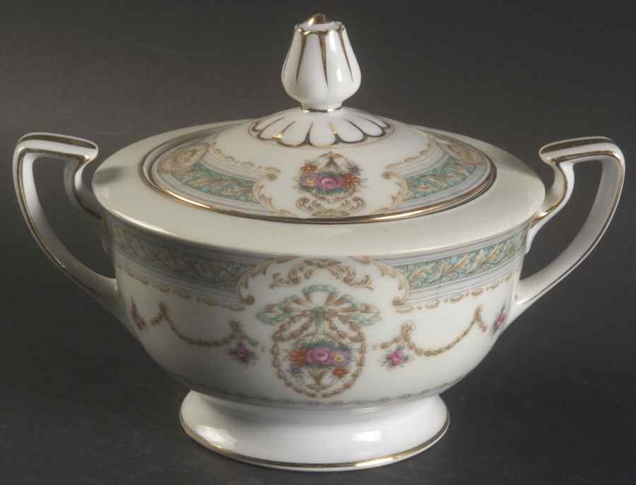 Margo Sugar Bowl & Lid by Japan-1