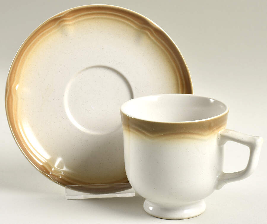 Melody Footed Cup & Saucer Set by Japan-1