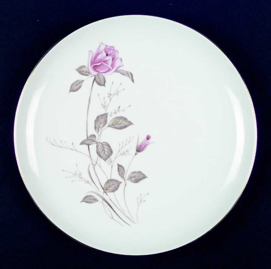 Minuet Rose Dinner Plate by Japan-1
