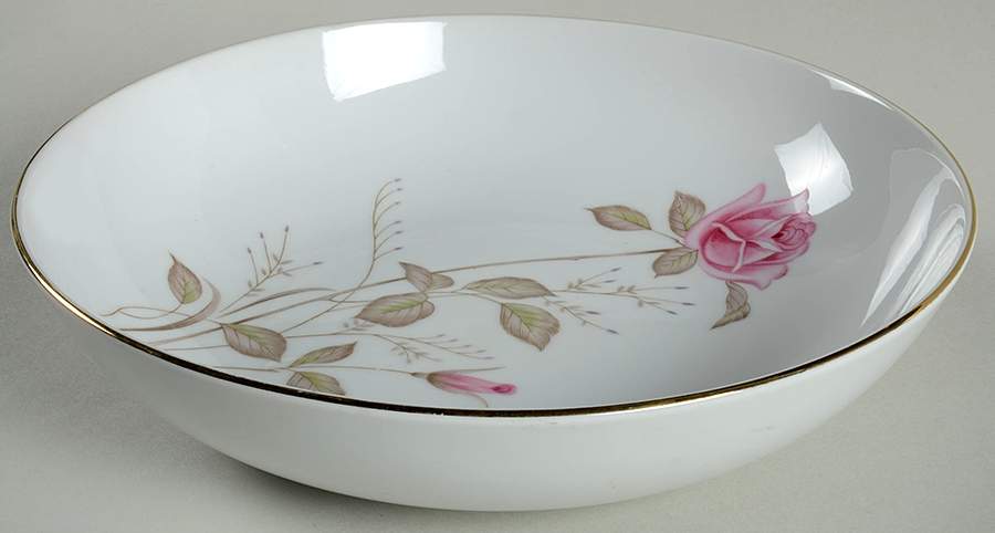 Minuet Rose 9" Round Vegetable Bowl by Japan-1