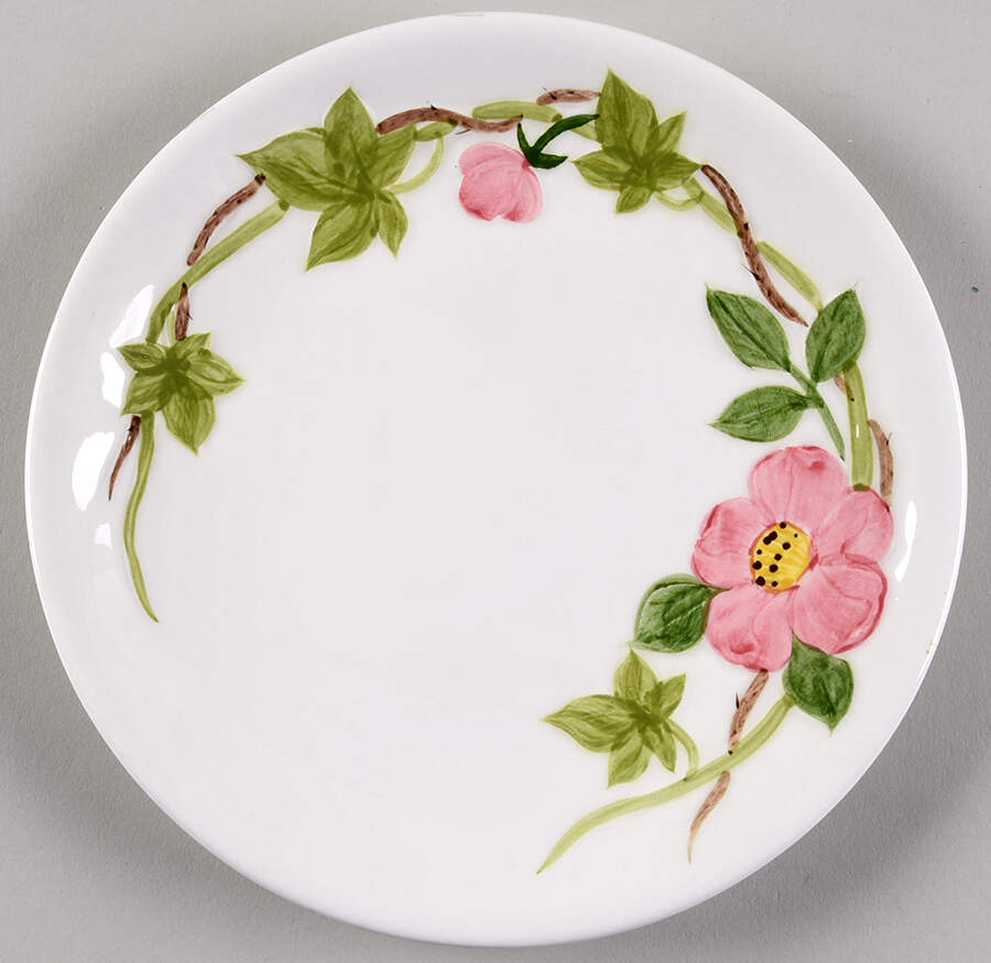Mountain Rose Salad Plate by Japan-1