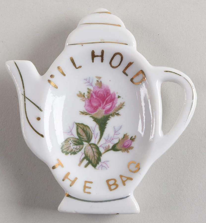 Moss Rose Tea Bag Holder by Japan-1