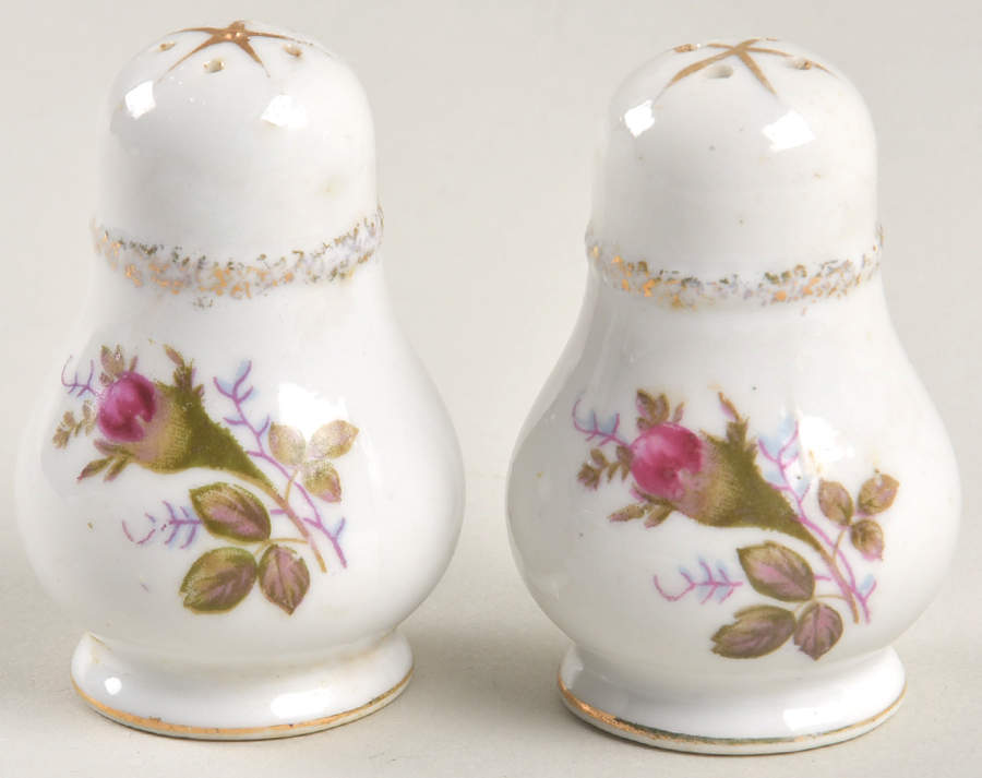 Moss Rose Salt & Pepper Set by Japan-1