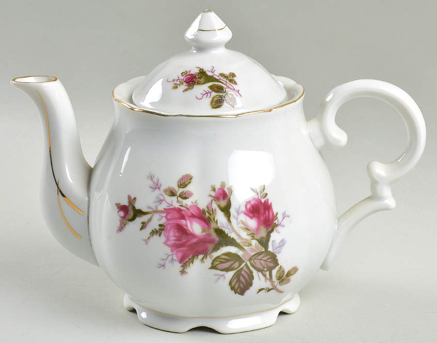 Moss Rose Teapot & Lid by Japan-1