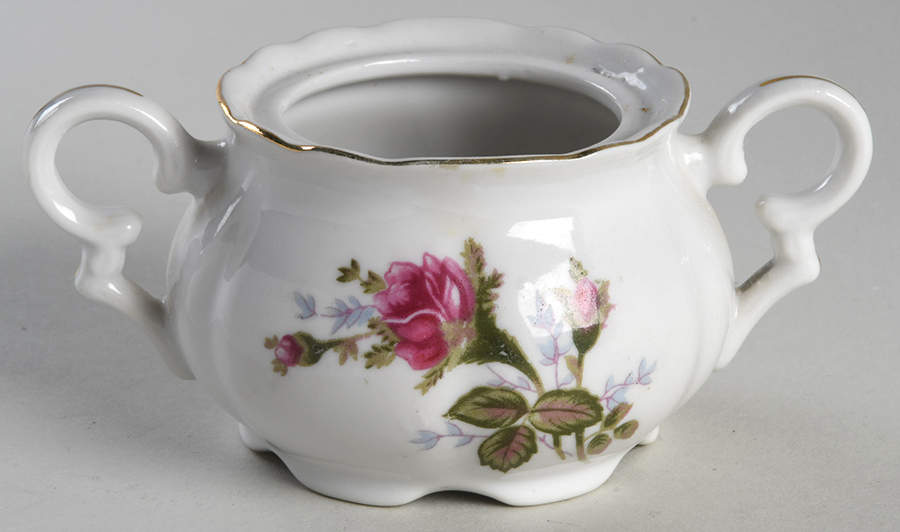 Moss Rose Sugar Bowl No Lid by Japan-1