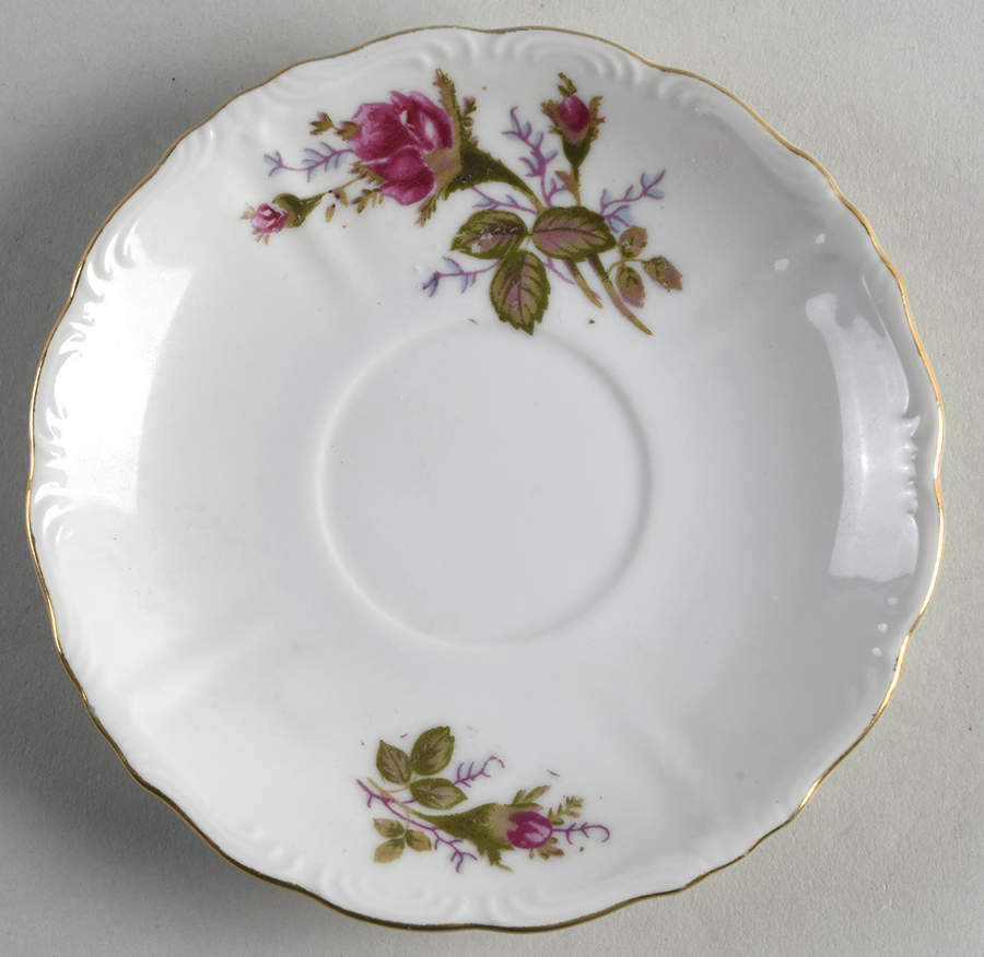 Moss Rose Saucer for Footed Cup by Japan-1