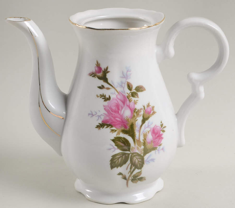 Moss Rose Mini Coffee Pot No Lid by Japan-1