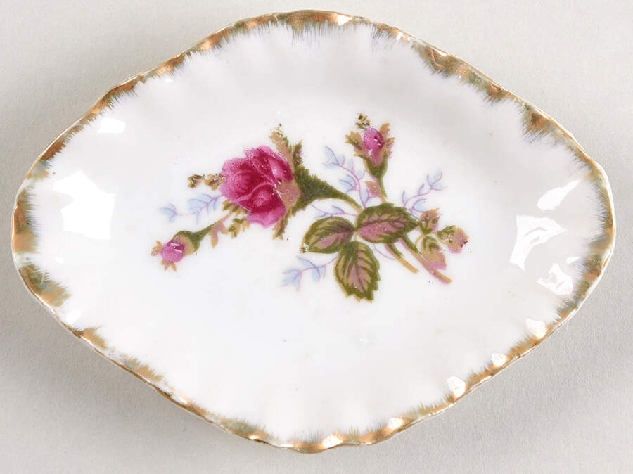 Moss Rose Tea Bag Holder by Japan-1