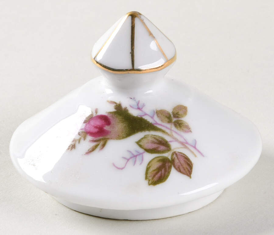 Moss Rose Lid for Mini Sugar Bowl by Japan-1