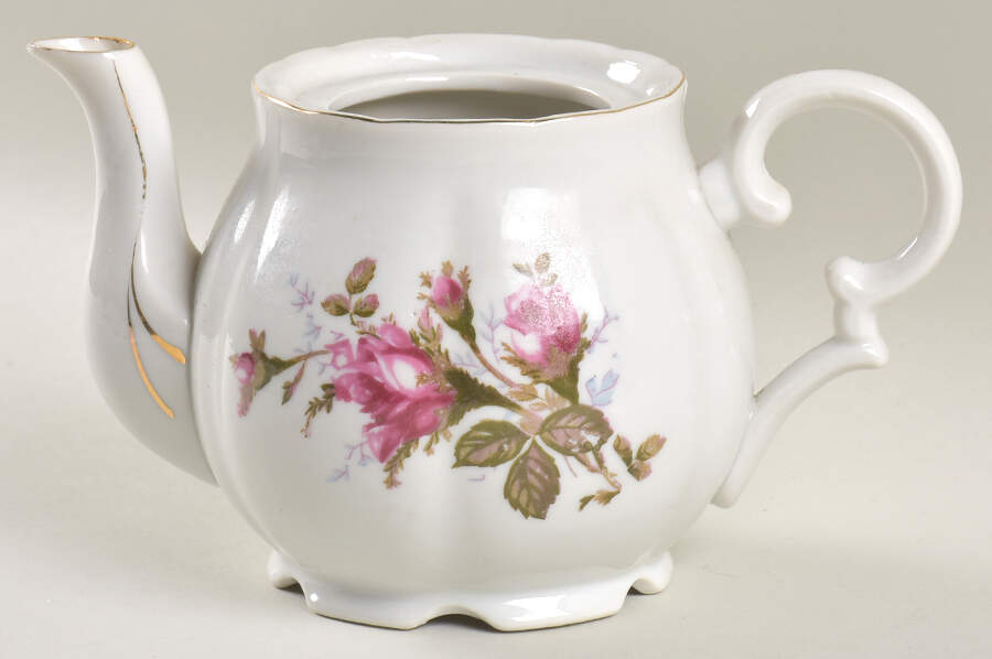 Moss Rose Teapot No Lid by Japan-1