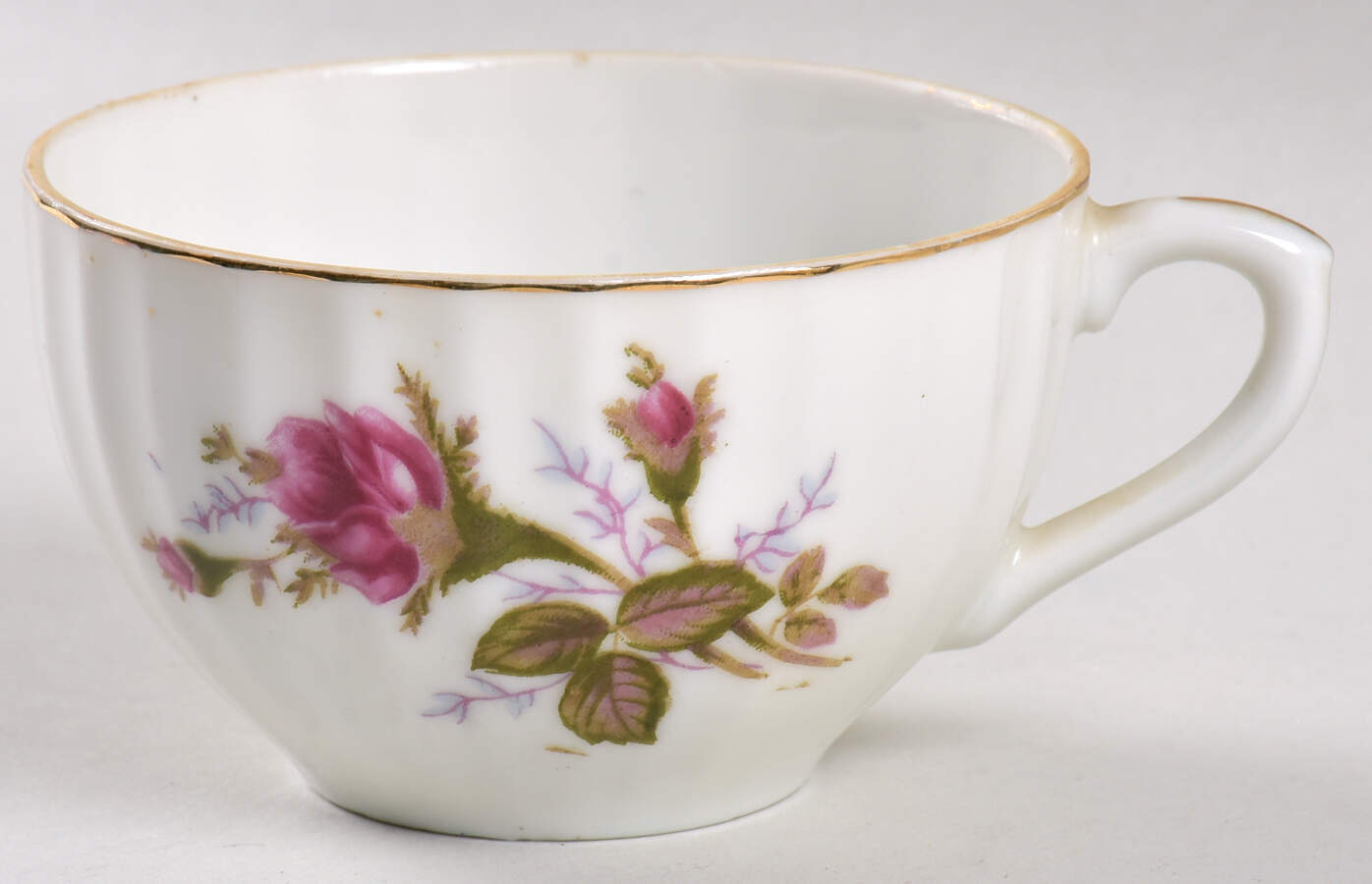 Moss Rose Flat Cup by Japan-1
