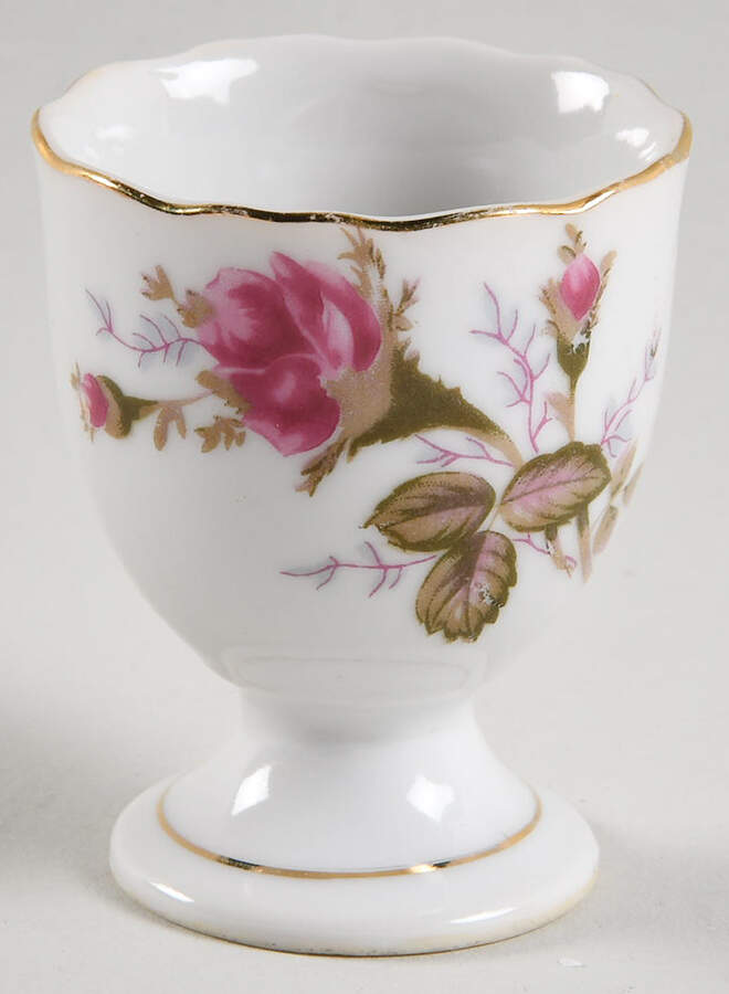 Moss Rose Single Egg Cup by Japan-1