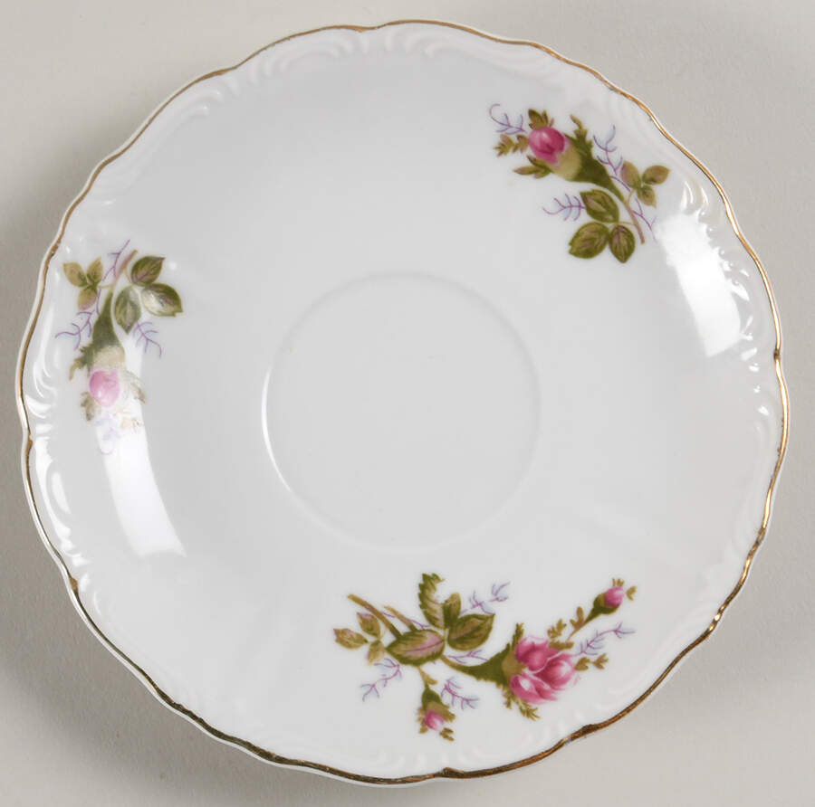 Moss Rose Saucer for Footed Cup by Japan-1