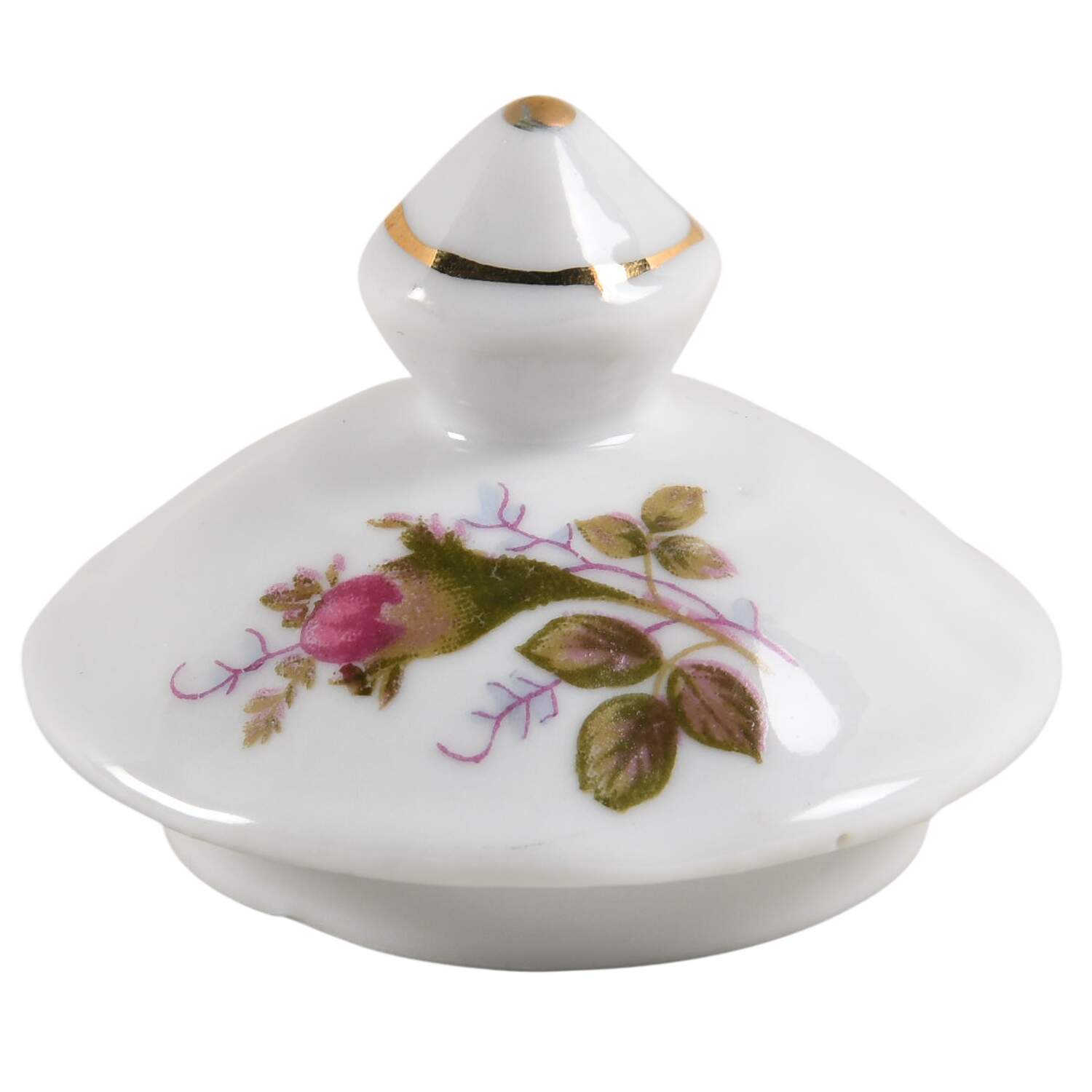 Moss Rose Lid for Sugar Bowl by Japan-1