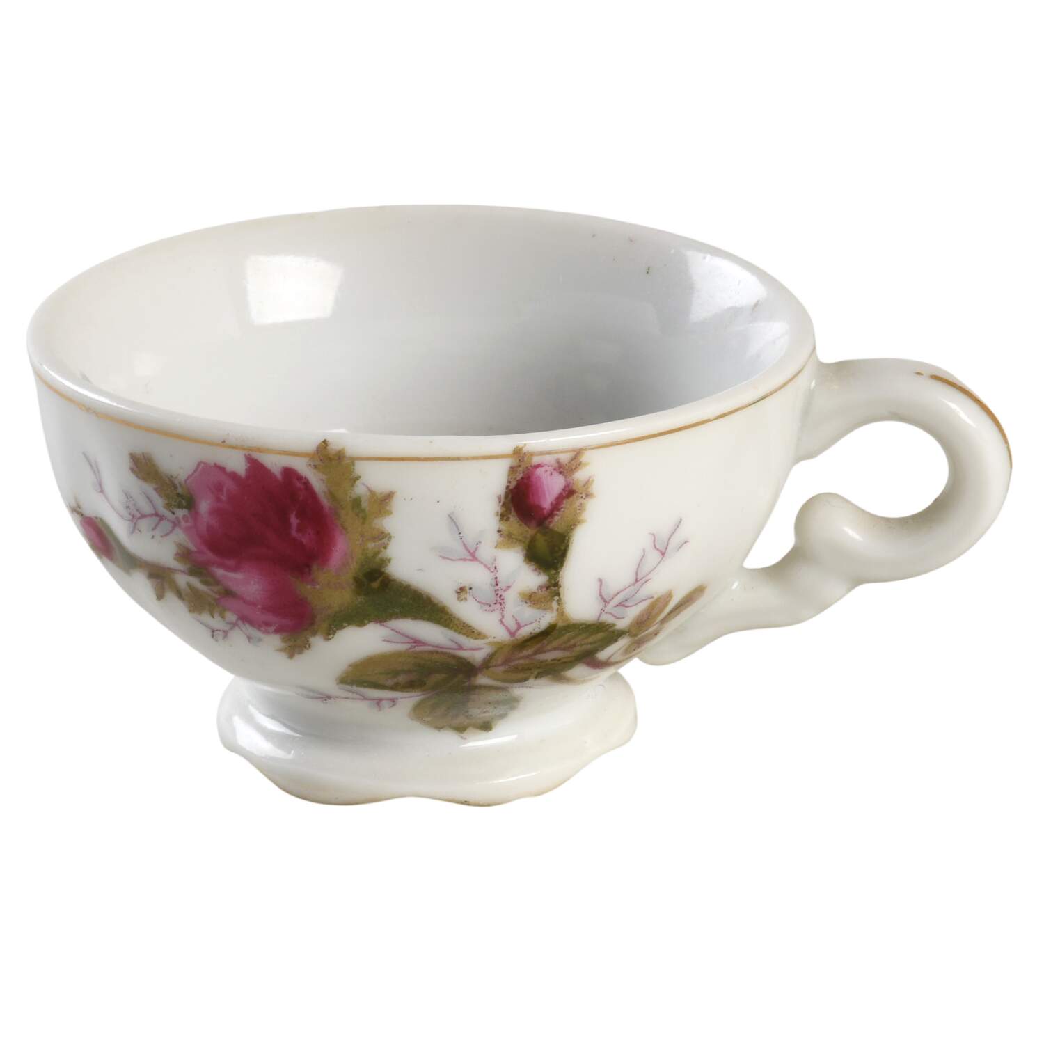 Moss Rose Footed Demitasse Cup by Japan-1