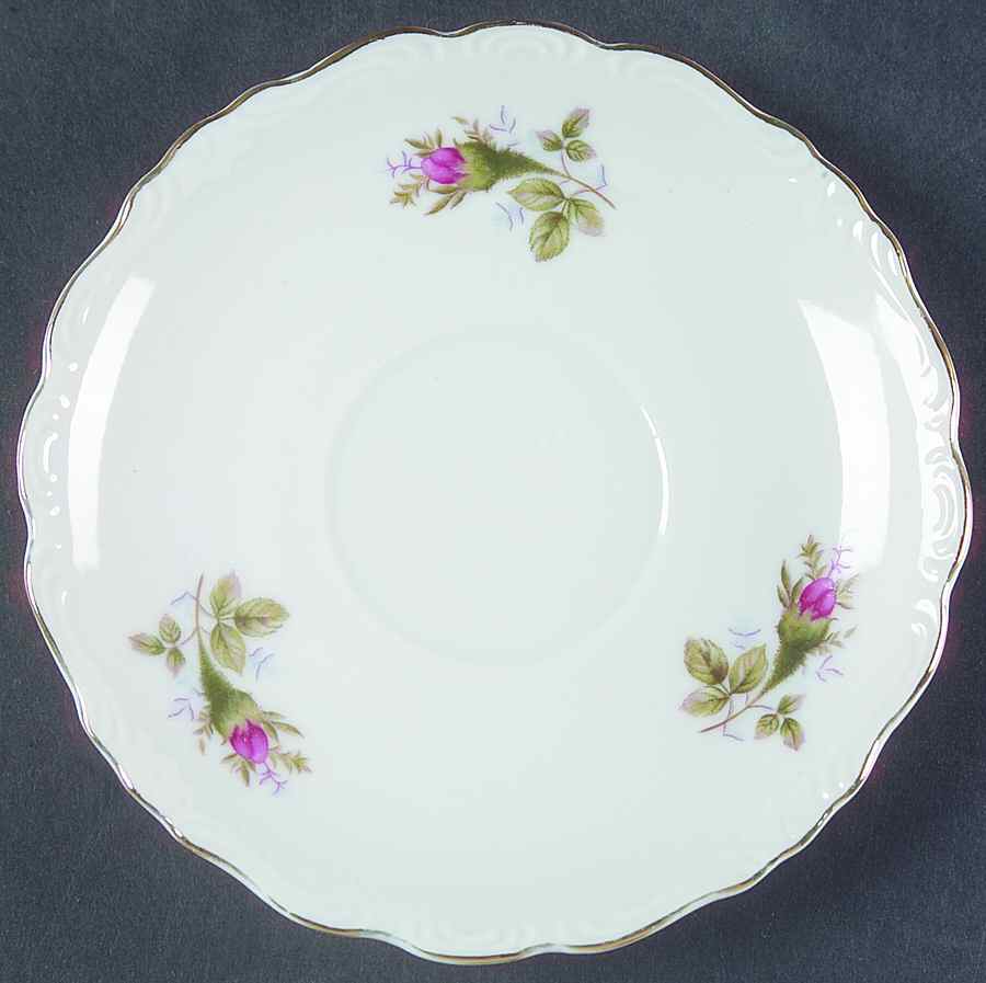 Moss Rose Saucer for Footed Cup by Japan-1