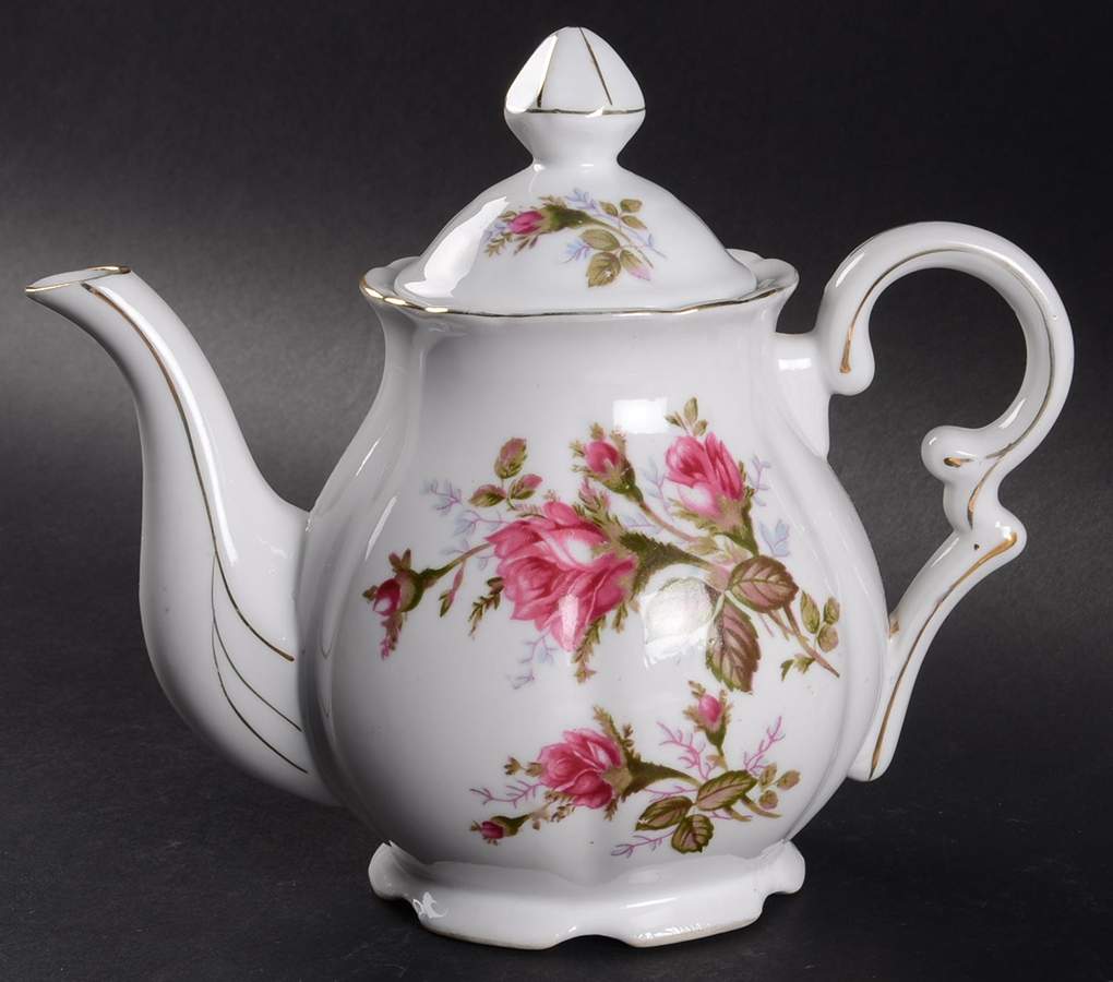 Moss Rose Teapot & Lid by Japan-1