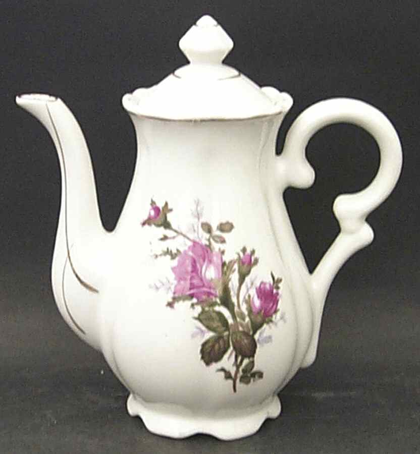 Moss Rose Mini Coffee Pot & Lid by Japan-1