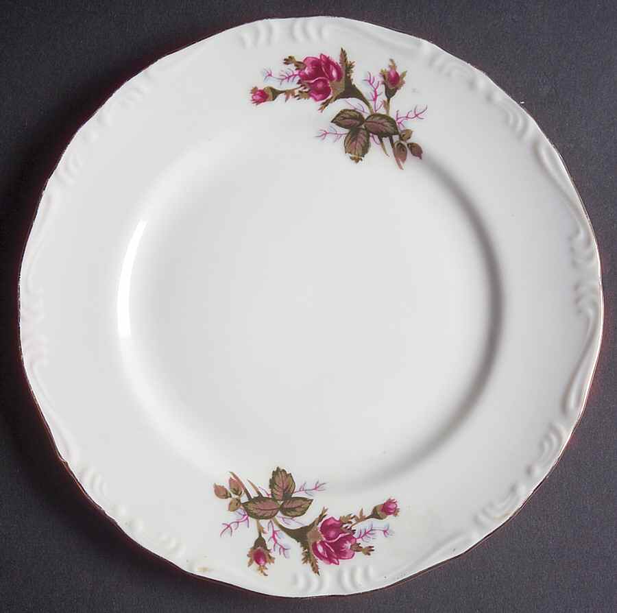 Moss Rose Dessert/Pie Plate by Japan-1