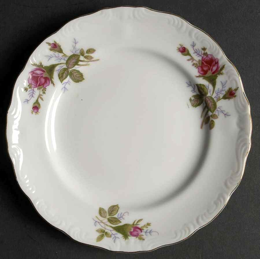 Moss Rose Bread & Butter Plate by Japan-1