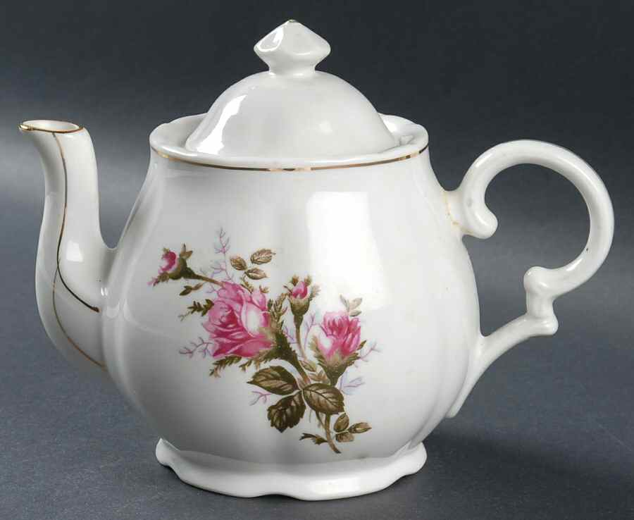 Moss Rose Teapot & Lid by Japan-1