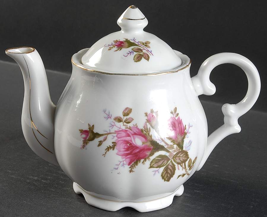 Moss Rose Teapot & Lid by Japan-1
