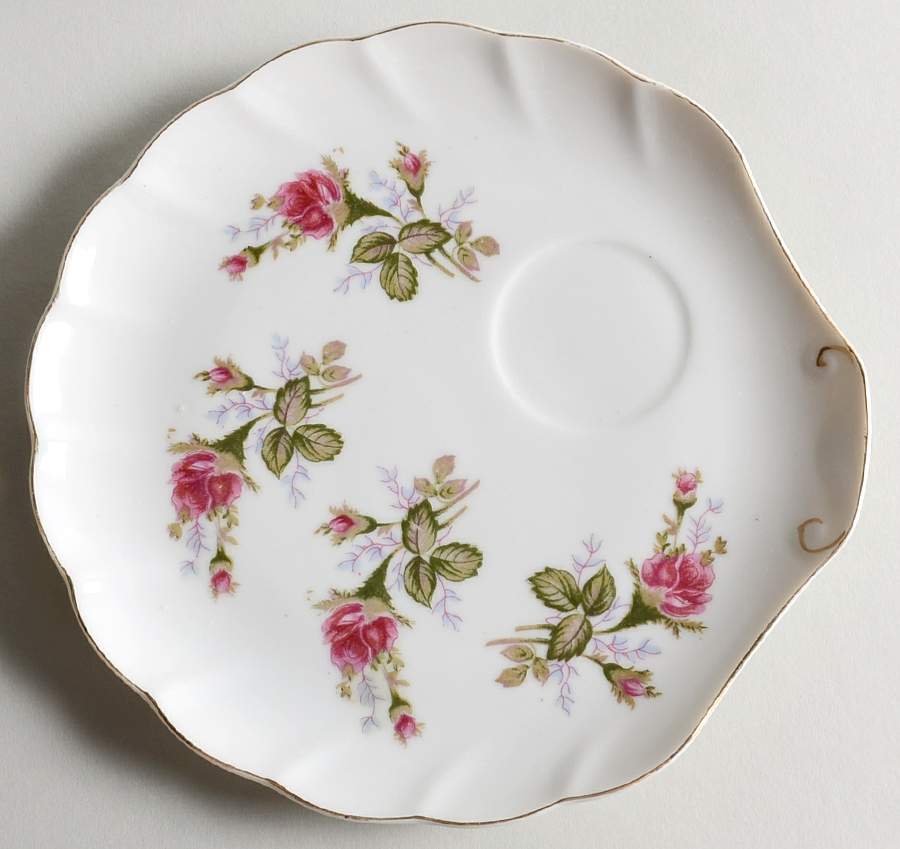 Moss Rose Snack Plate by Japan-1
