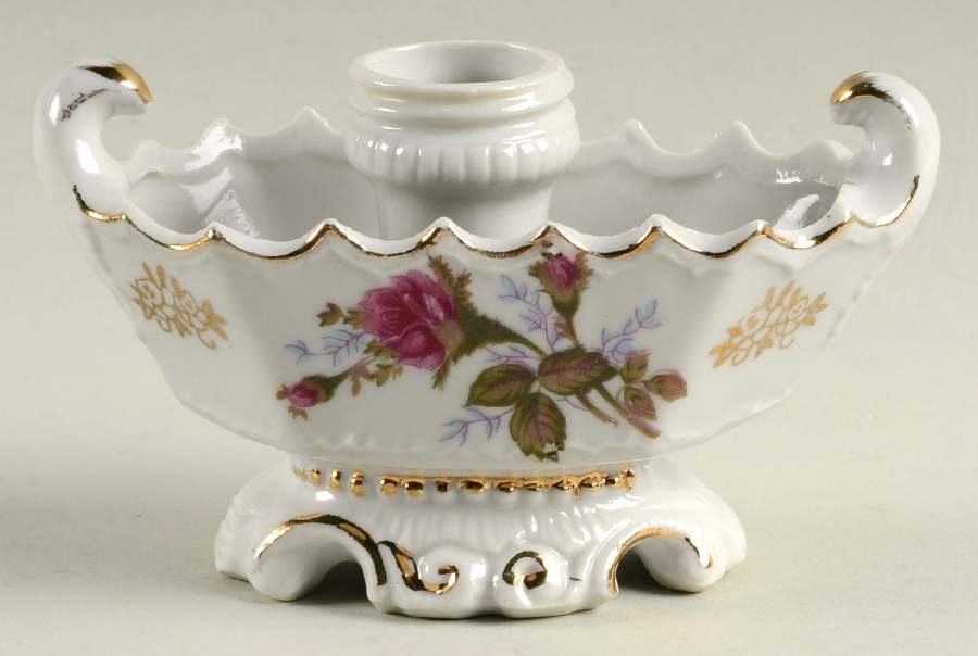 Moss Rose 3" Candlestick by Japan-1