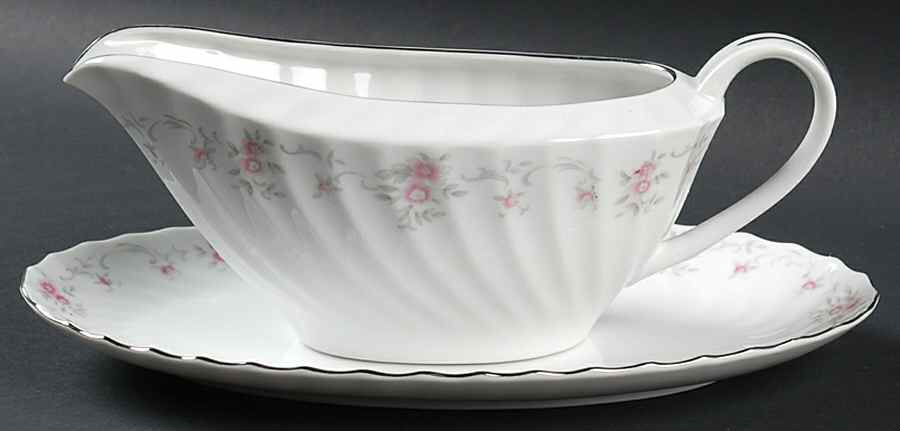 Nanarosa Gravy Boat & Underplate/Relish by M Japan-1