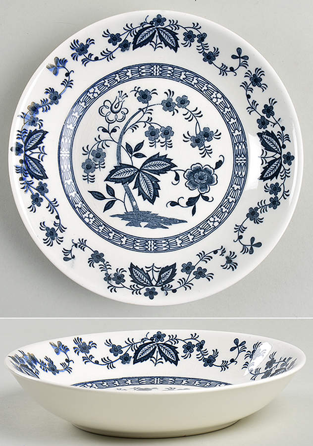 Nordic Blue Coupe Soup Bowl by Japan-1