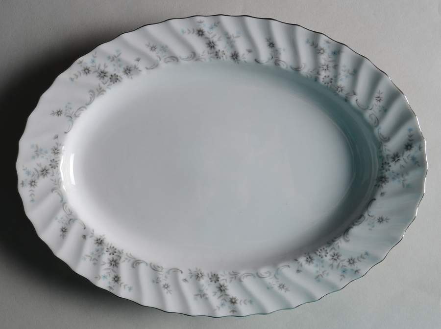 Patricia 12" Oval Serving Platter by Japan-1