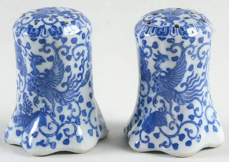 Phoenix Bird #10 Salt & Pepper Set by Japan-1