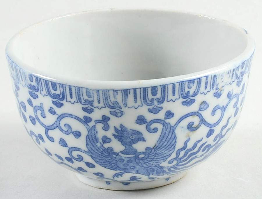 Phoenix Bird Cup No Handle by Japan-1