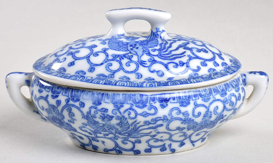 Phoenix Bird Child's Tureen & Lid by Japan-1