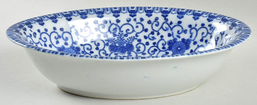 Phoenix Bird 10" Oval Vegetable Bowl by Japan-1