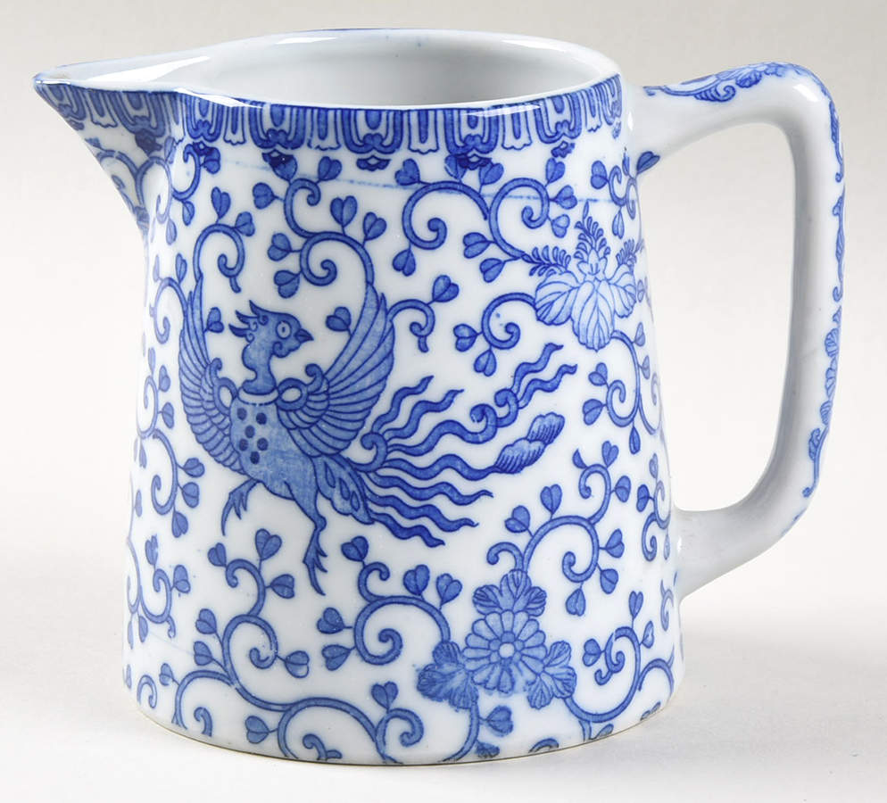 Phoenix Bird Hot Water Jug No Lid by Japan-1