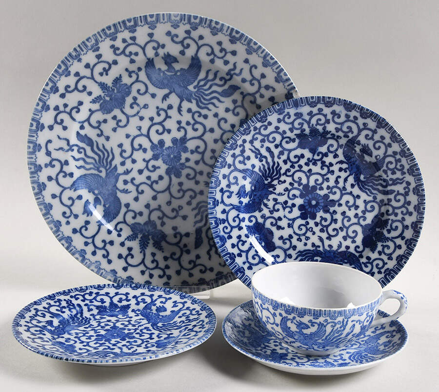Phoenix Bird 5 Piece Place Setting by Japan-1