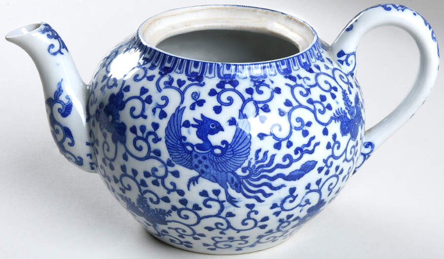 Phoenix Bird Teapot No Lid by Japan-1