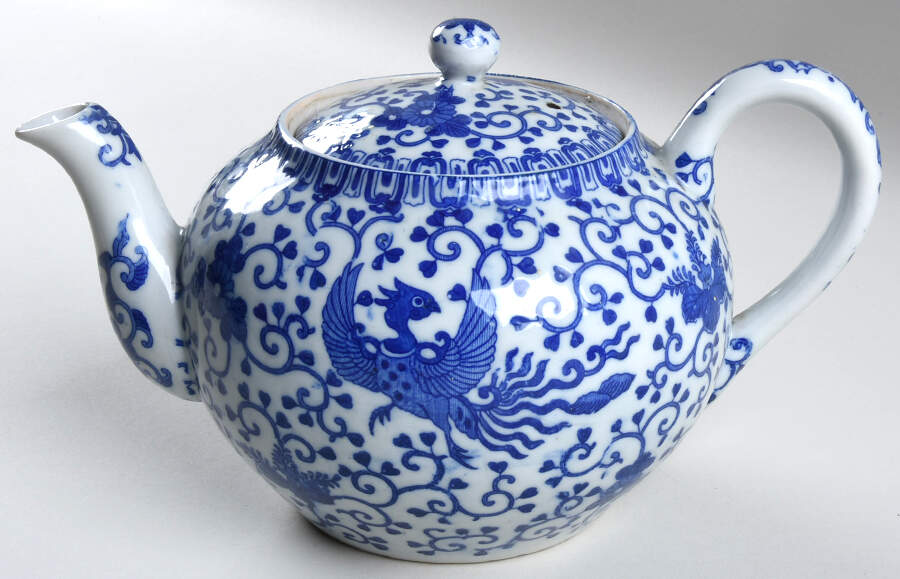 Phoenix Bird Teapot & Lid by Japan-1