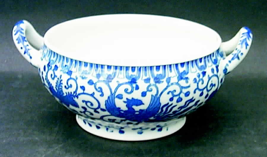 Phoenix Bird #3B Small Rice Tureen No Lid by Japan-1