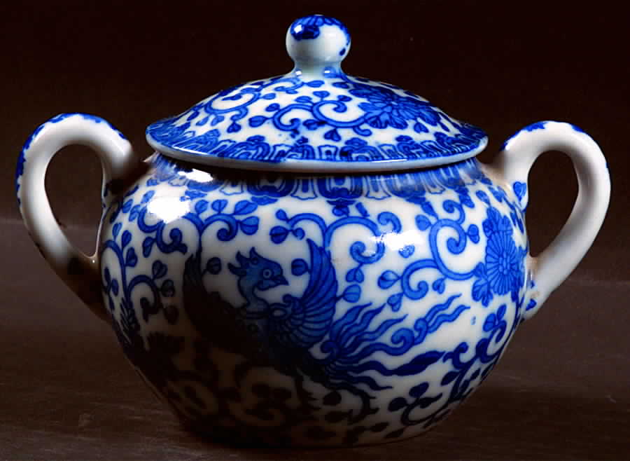 Phoenix Bird #14B Sugar Bowl & Lid by Japan-1